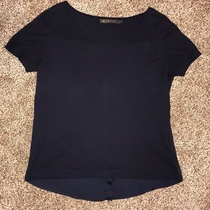 Navy top from The Limited